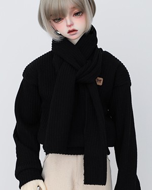 BR-Scarf13 Black - Click Image to Close