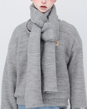 BR-Scarf13 Grey - Click Image to Close